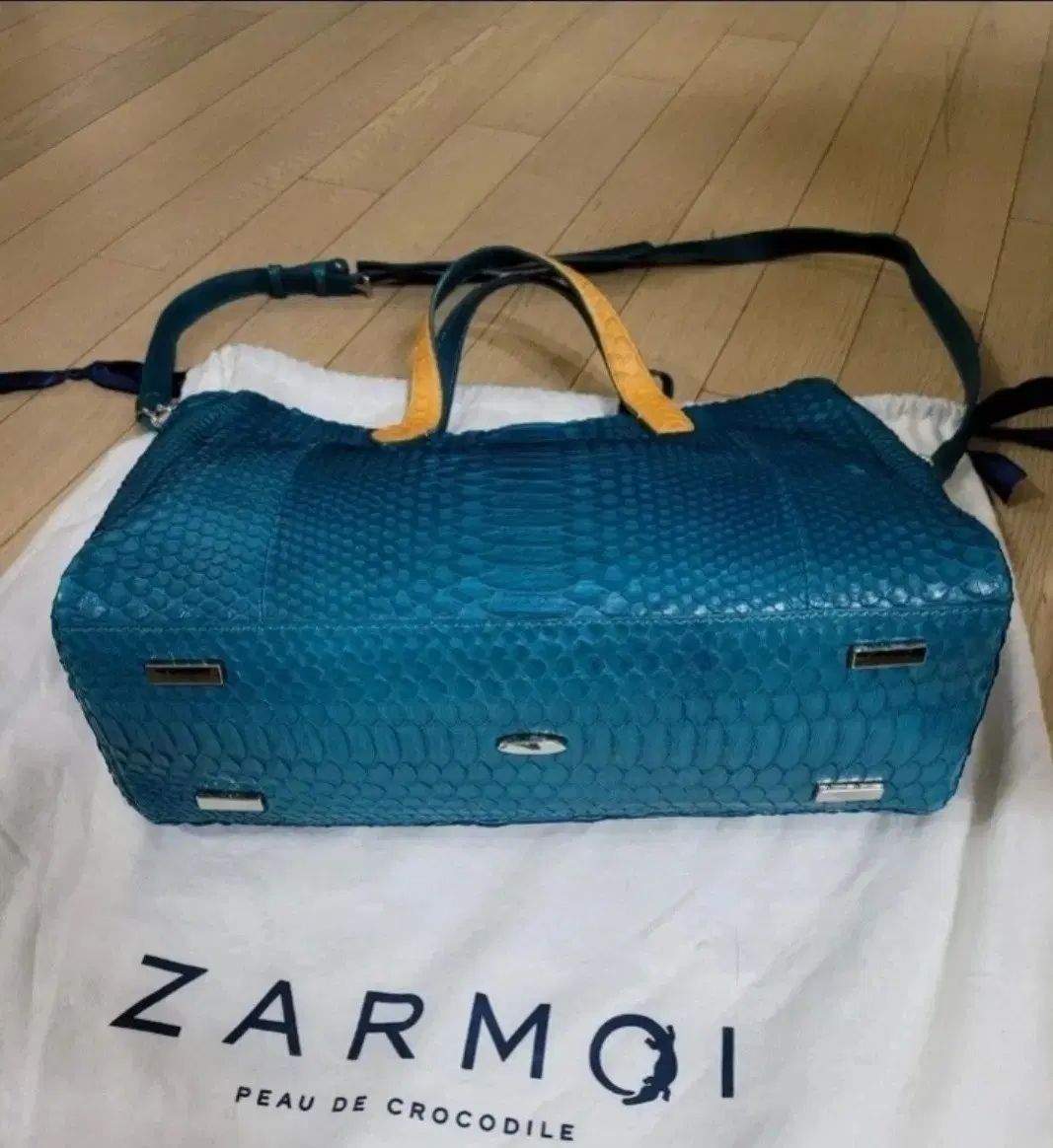 天然パイソン柄 トート兼クロスバッグ DECORATOM_COM_BR