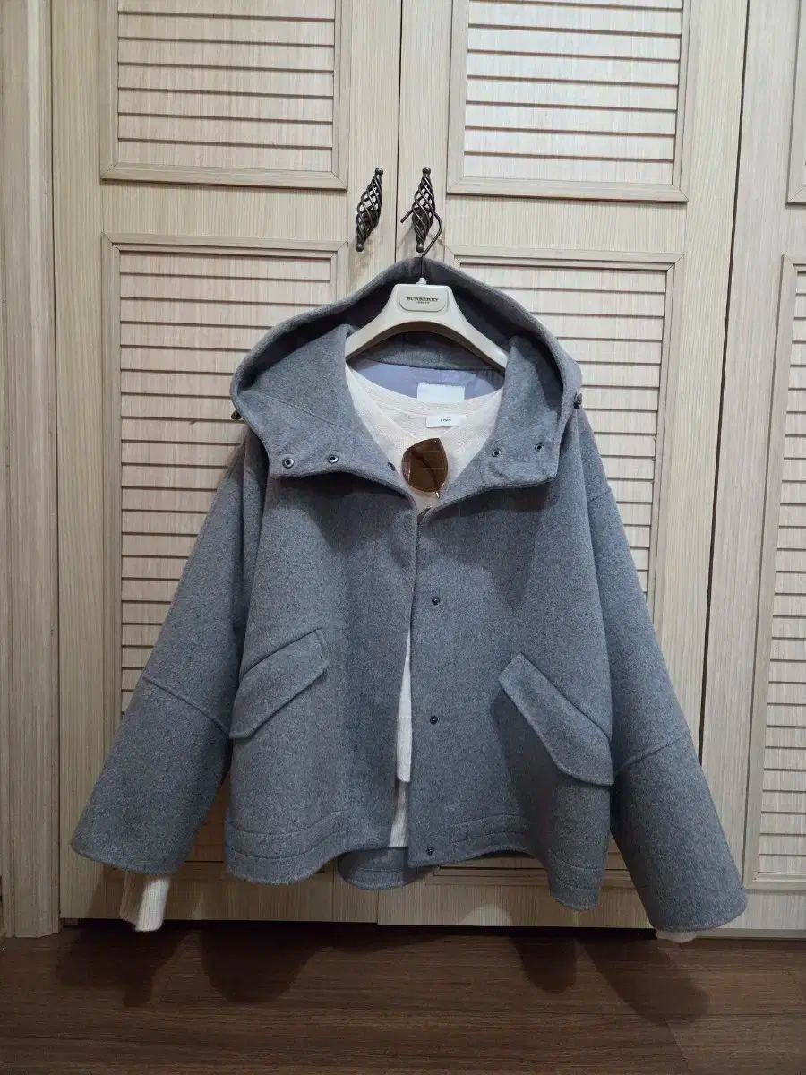 SJ WANI ウールカシミア WHO ハーフコート