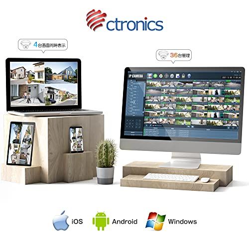 金属製 Ctronics 防犯カメラ 屋外 4K UHD AI人 車検知 自動追尾 5GHz Wi-Fi 暗視30m プリセット機能 FTP ONVIF NVR 256GBMicroSDカード対応 スマホ PC対応 IP67 8d1b7c6a WWW_OPDRERGINERDOGAN_COM