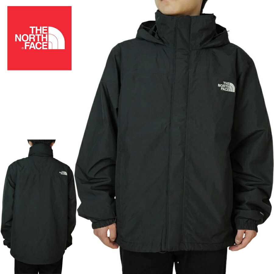 ノースフェイスUSA企画 日本未発売THE NORTH FACE メンズ ジャケットM RESOLVE INS JACKET リゾルブ インサレーテッド ジャケットTNF BLACK ブラック 黒 中綿防風 防水 dryvent ドライベントインサレーション