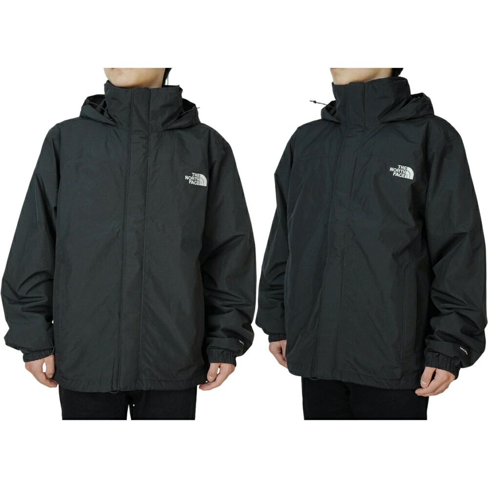 ノースフェイスUSA企画 日本未発売THE NORTH FACE メンズ ジャケットM RESOLVE INS JACKET リゾルブ インサレーテッド ジャケットTNF BLACK ブラック 黒 中綿防風 防水 dryvent ドライベントインサレーション