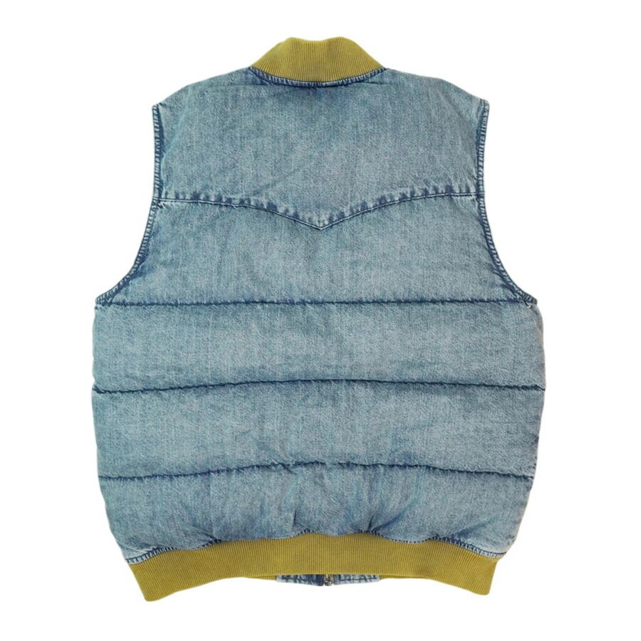 リーバイス LEVI S ベスト600FP オールダウン ベスト 600 FP ALLIED FEATHER DOWN VEST600フィルパワー ダウンベスト ウォッシュ WASHMEDIUM INDIGO ミディアムインディゴ ブルージージャン Gジャン