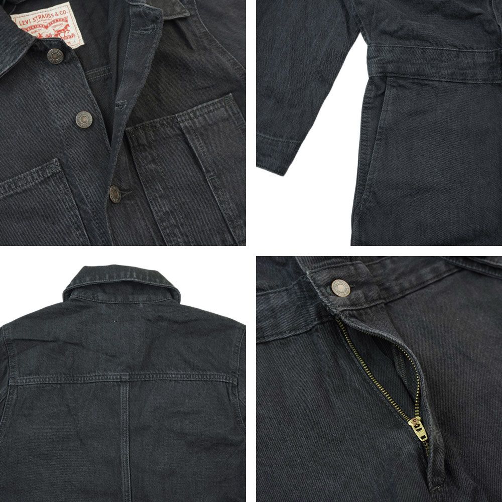 レディース つなぎ ジャンプスーツリーバイス LEVI SA59300007 STANDARD FIT TSUNAGIIconic Jumpsuit アイコニックジャンプスーツバギー ワイドパンツ アメカジウォッシュ ジェンダーフリー ローライズ ジーンズ ジ FORTGASGNV_COM_BR