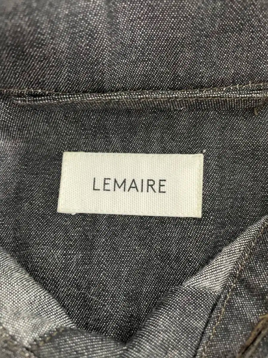 ルメール シャンブレー シャツ 48 ダークグレー