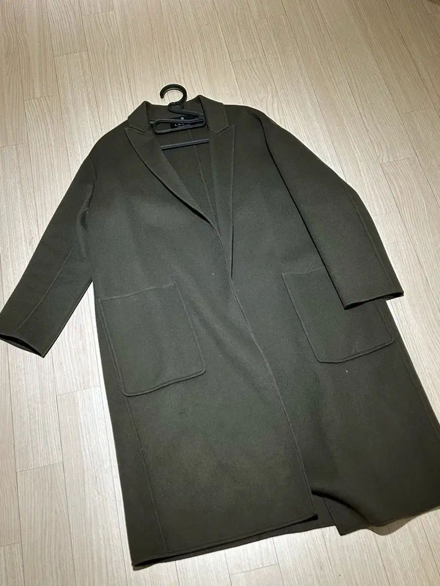 TIME カーキ色 ロング コート TIME