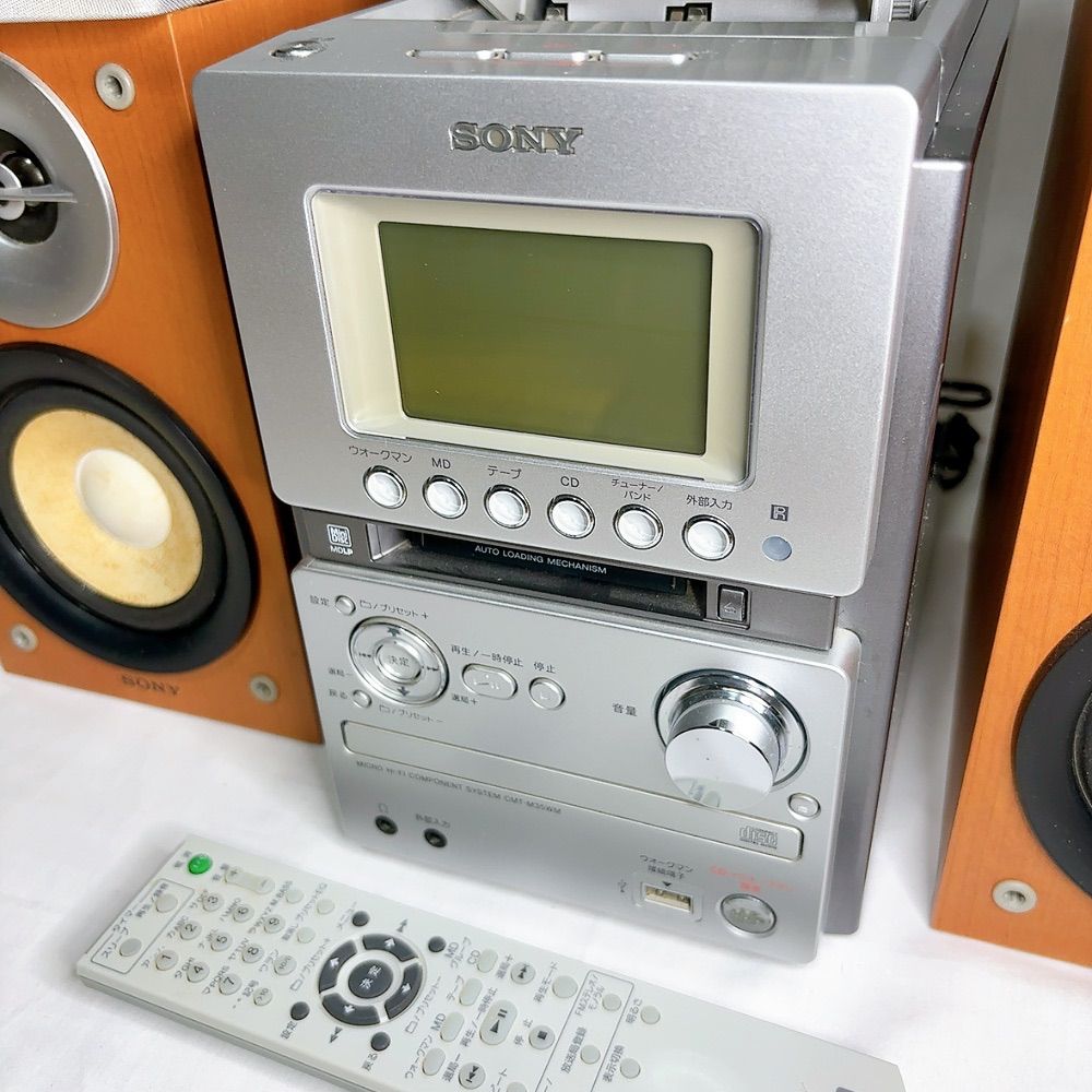 SONY ソニー CMT-M35WM（ HCD-M35WM）ミニコンポ シルバー Amazon