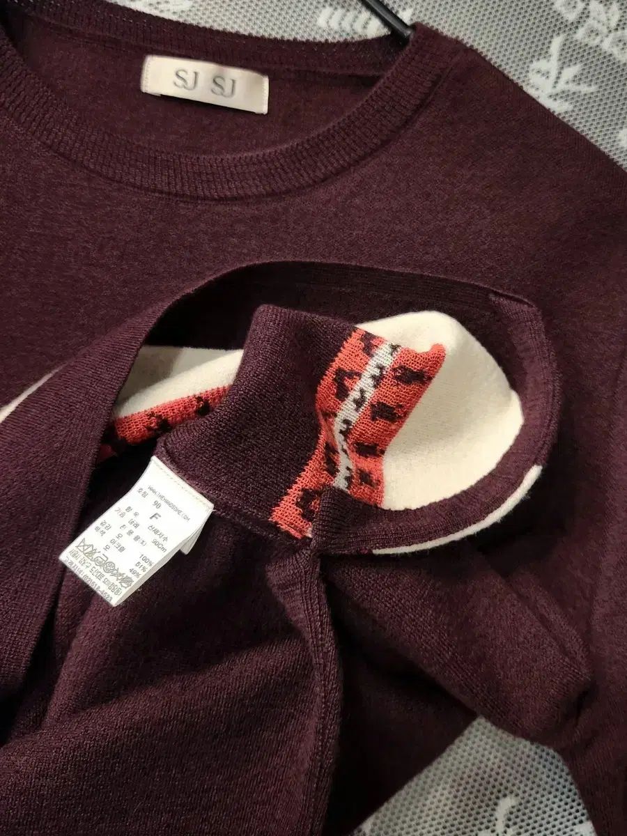 SJSJ ラウンドパータンニット