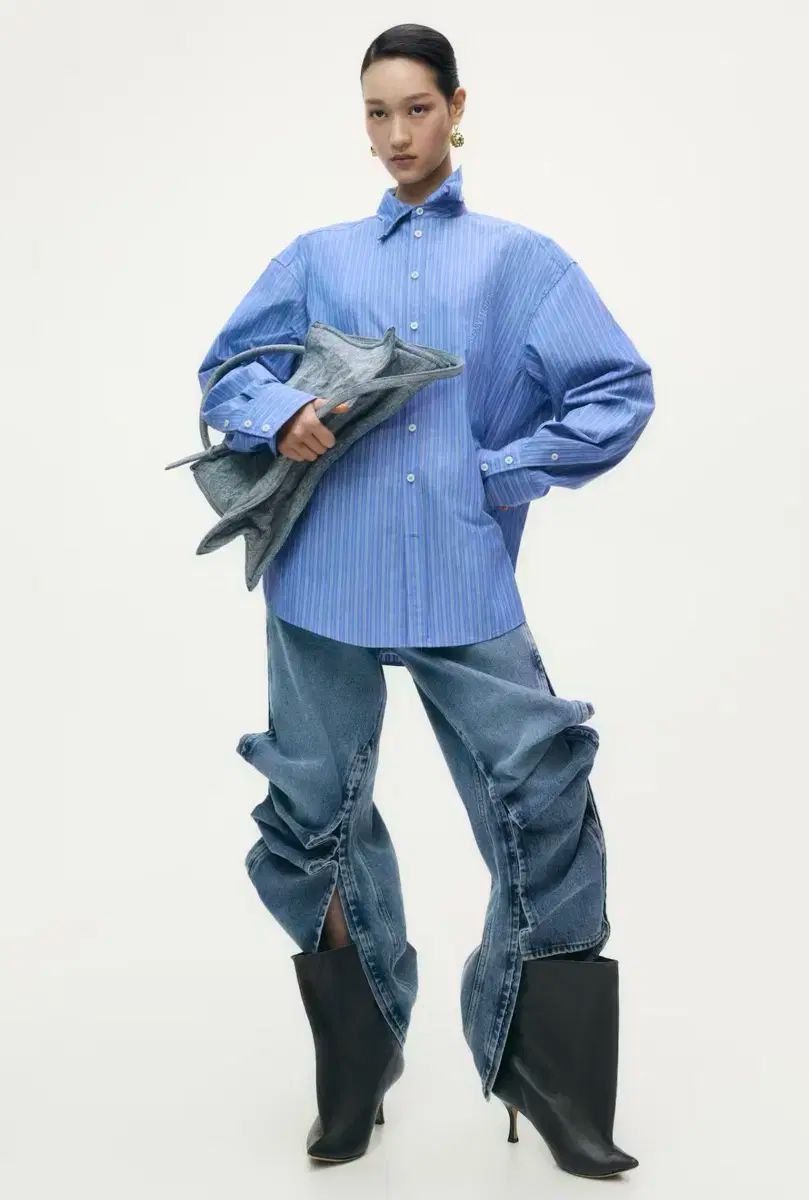 H-M グレンマーティンズ ショルダーバッグ デニム