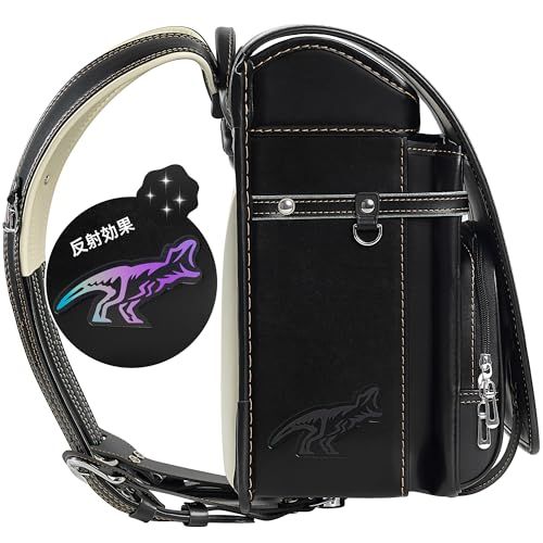 Margela ランドセル男の子 ダイナソー ティラノサウルス ボーイズ 通学用バッグ 人工皮革 虹色反射 大容量 A 4フラットファイル対応 軽量 お洒落 入学祝い品schoolbag randoseru 06 c 07 cf 5