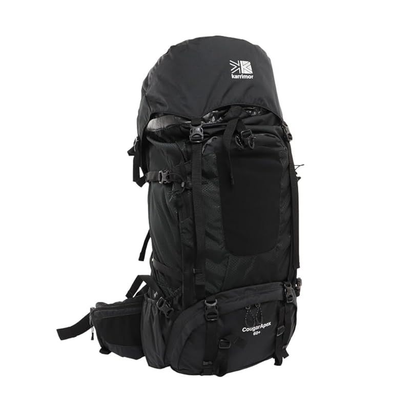 カリマー 登山用リュックサック 大型 CougarApex 60 Black ブラック H80 × W36 × D30 cm