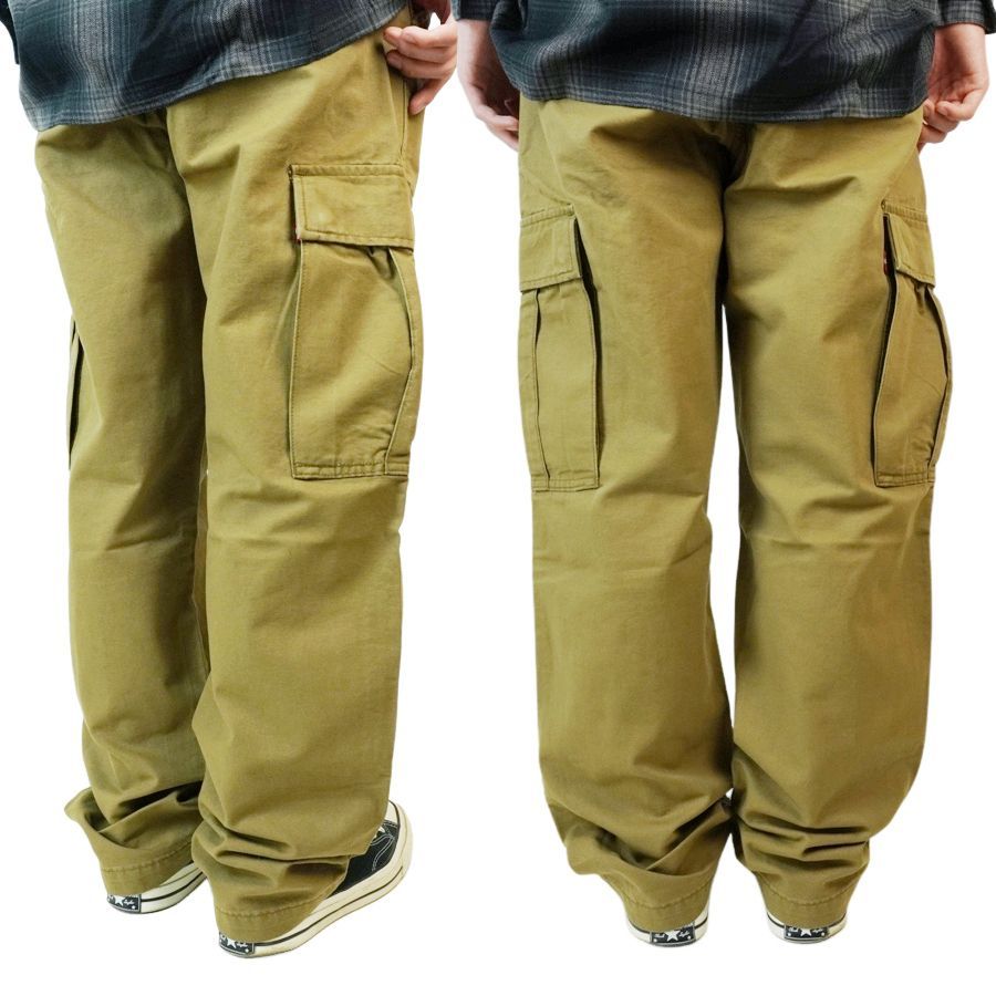 メンズ カーゴパンツリーバイス LEVI SXX カーゴ ストレート XX CARGO DARK KHAKI カーキ ベージュミリタリー ブルー インディゴ ブラック ウォッシュ501 550 505 ジーンズ ジーパン ク