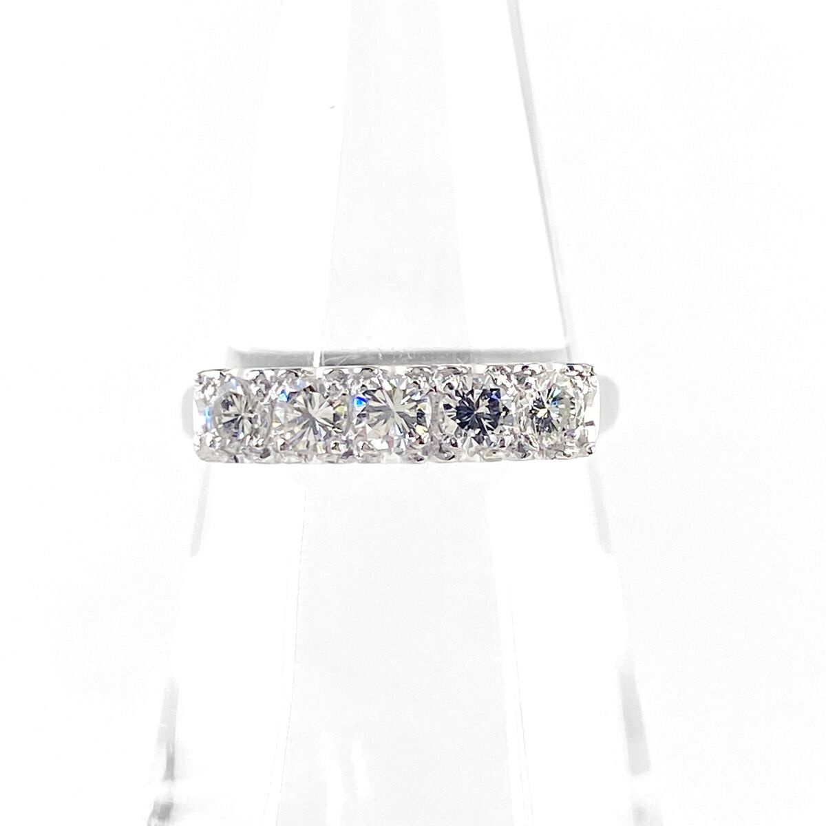 メレダイヤ デザインリング プラチナ 指輪 リング 11.5号 Pt850 ダイヤモンド レディース