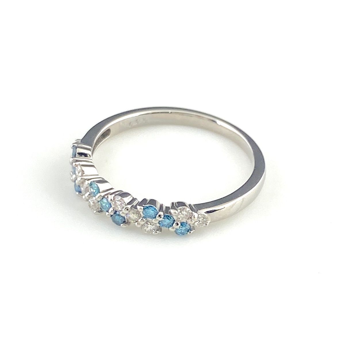 メレダイヤ デザインリング プラチナ 指輪 トリートメントダイヤ リング 11.5号 Pt900 ダイヤモンド レディース