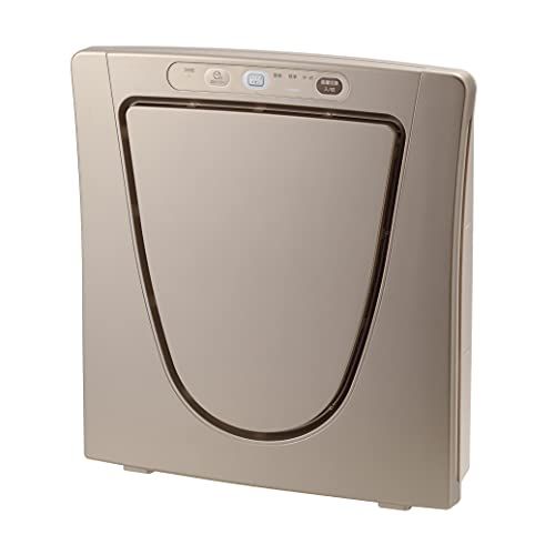 TWINBIRD ツインバード 空気清浄機 12畳 HEPAフィルター 脱臭 パワー3段切替 マイナスイオン発生 シンプル ペットタイマー付 メタリックベージュ AC-5943VO 75da6784