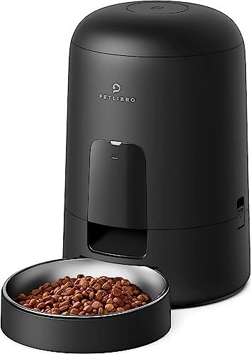 PETLIBRO AIR 自動給餌器 猫用 コードレス 自動餌やり機 無制限置き場所 タイマー式 定時定量 餌やり器 1日6食 ４重鮮度保持 2WAY給電 ステンレス製ボウル 誤操作防止 お手入れ簡単 2L ブラック de784779