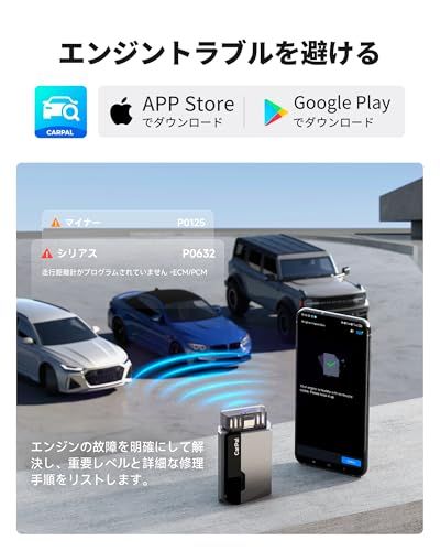  TOPDON OBD 2 診断機 CARPAL iOS および Android 用全システムの故障診断機 車両健康チェック 6 つの特殊リセット機能 2車検チェック 修理ガイド パフォーマンステスト ベンツ b.m.w VW ブ 515 f 5 be 7 その他 キッチン 食器