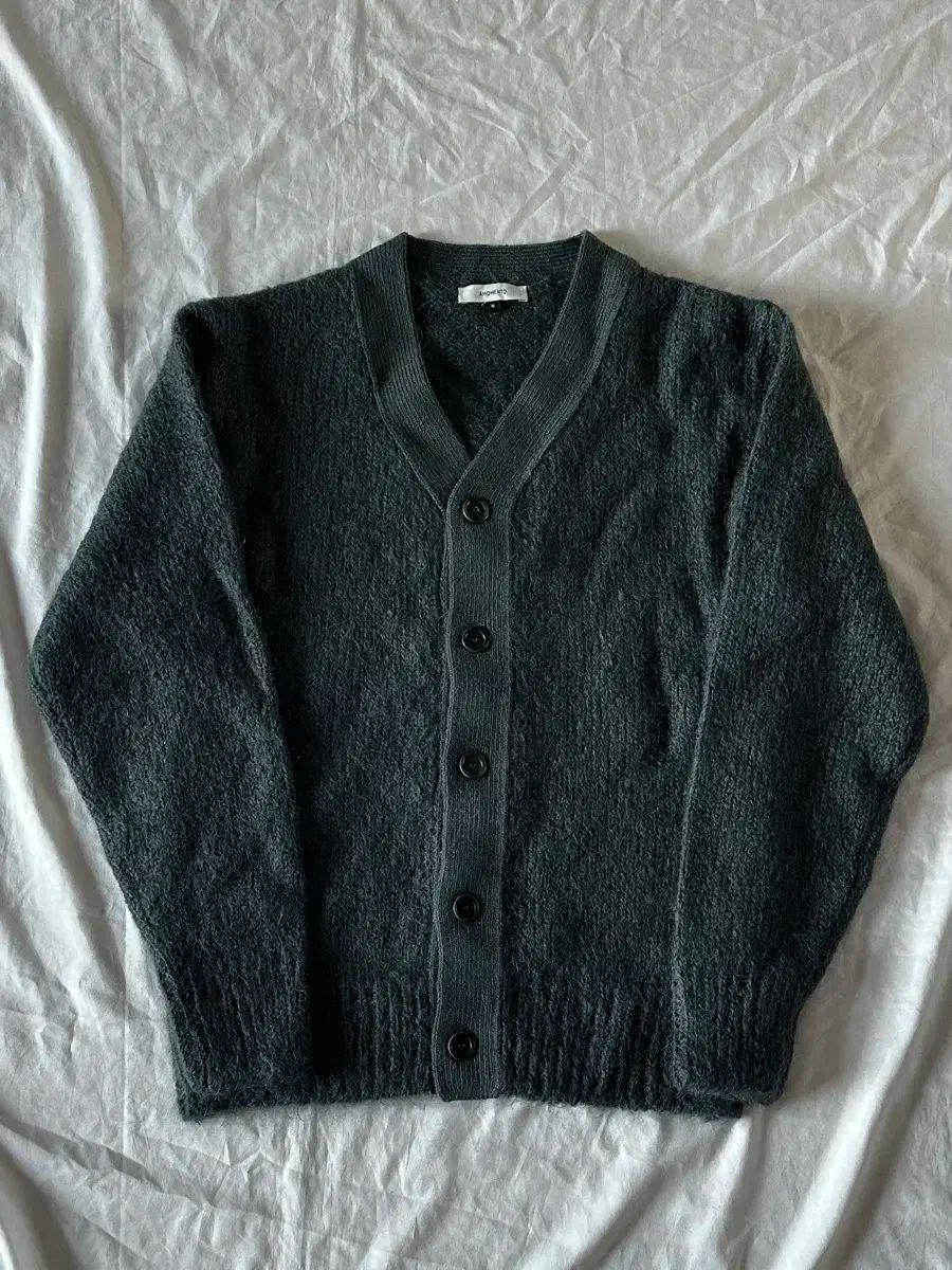 アモーメント グランパカーディガン DARK GREEN M size