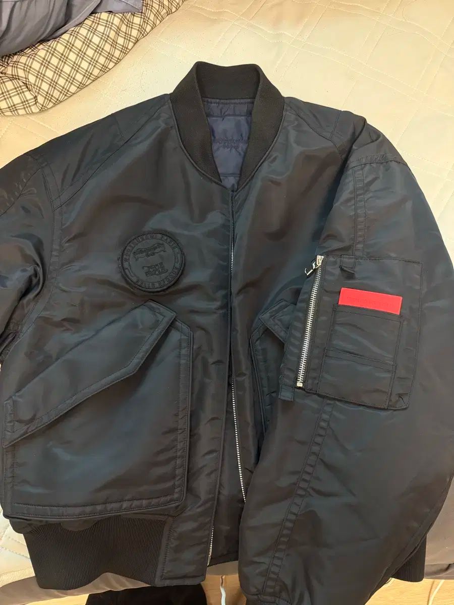 WOOYOUNGMI ウーヨンミ ma-1 パッチPOINT ポイント 迷 Me ウヨン WOOYOUNG IN ジャケット 44 100 103