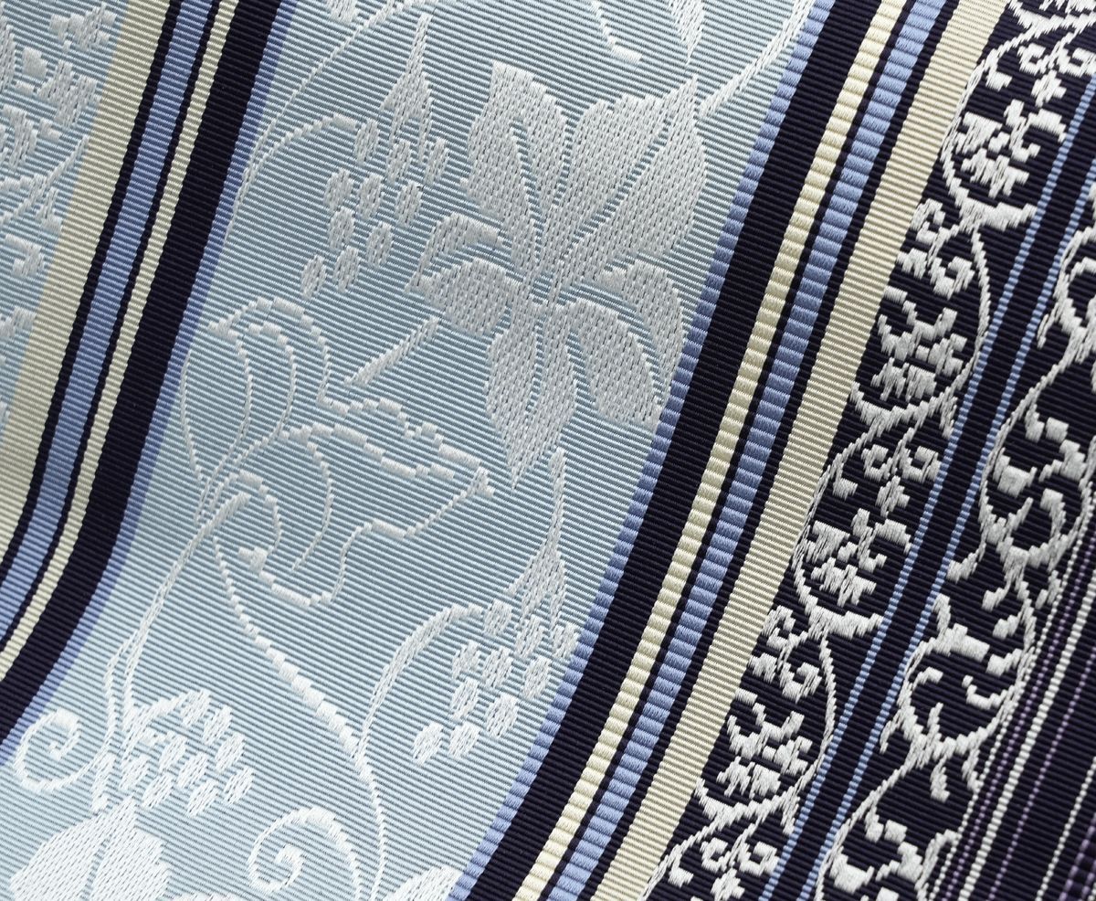 八寸名古屋帯 葡萄唐草柄