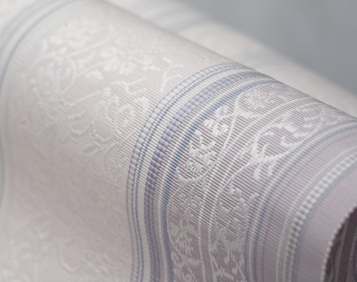 小花更紗柄 薄紫系