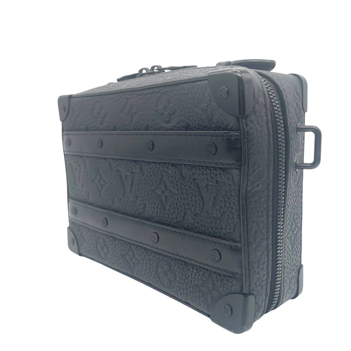 LOUIS VUITTON ルイ ヴィトン ハンドル･ソフトトランク M59163 トリヨンレザー ブラック ノワール メンズ ショルダーバッグ 25011854 RD