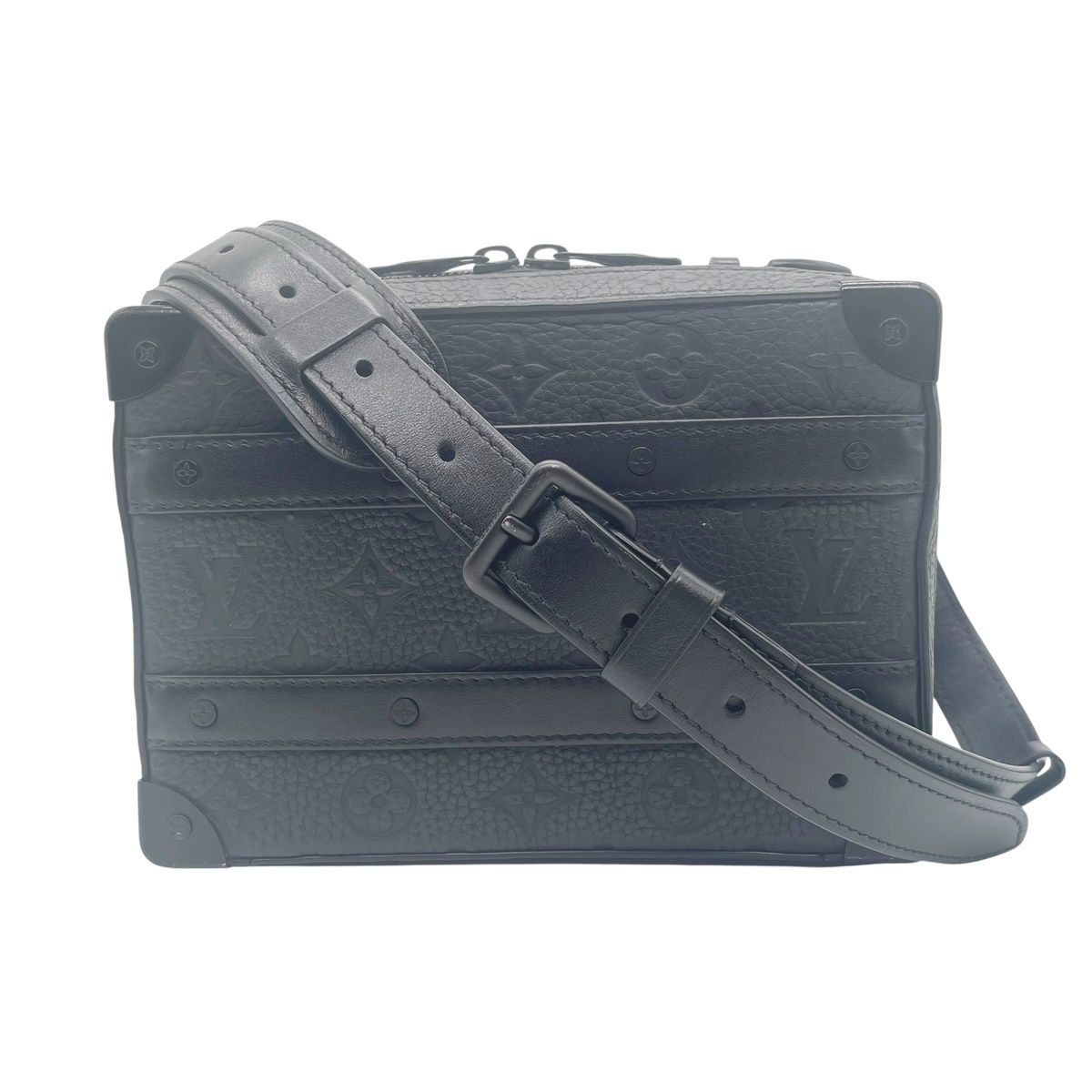 LOUIS VUITTON ルイ ヴィトン ハンドル･ソフトトランク M59163 トリヨンレザー ブラック ノワール メンズ ショルダーバッグ 25011854 RD