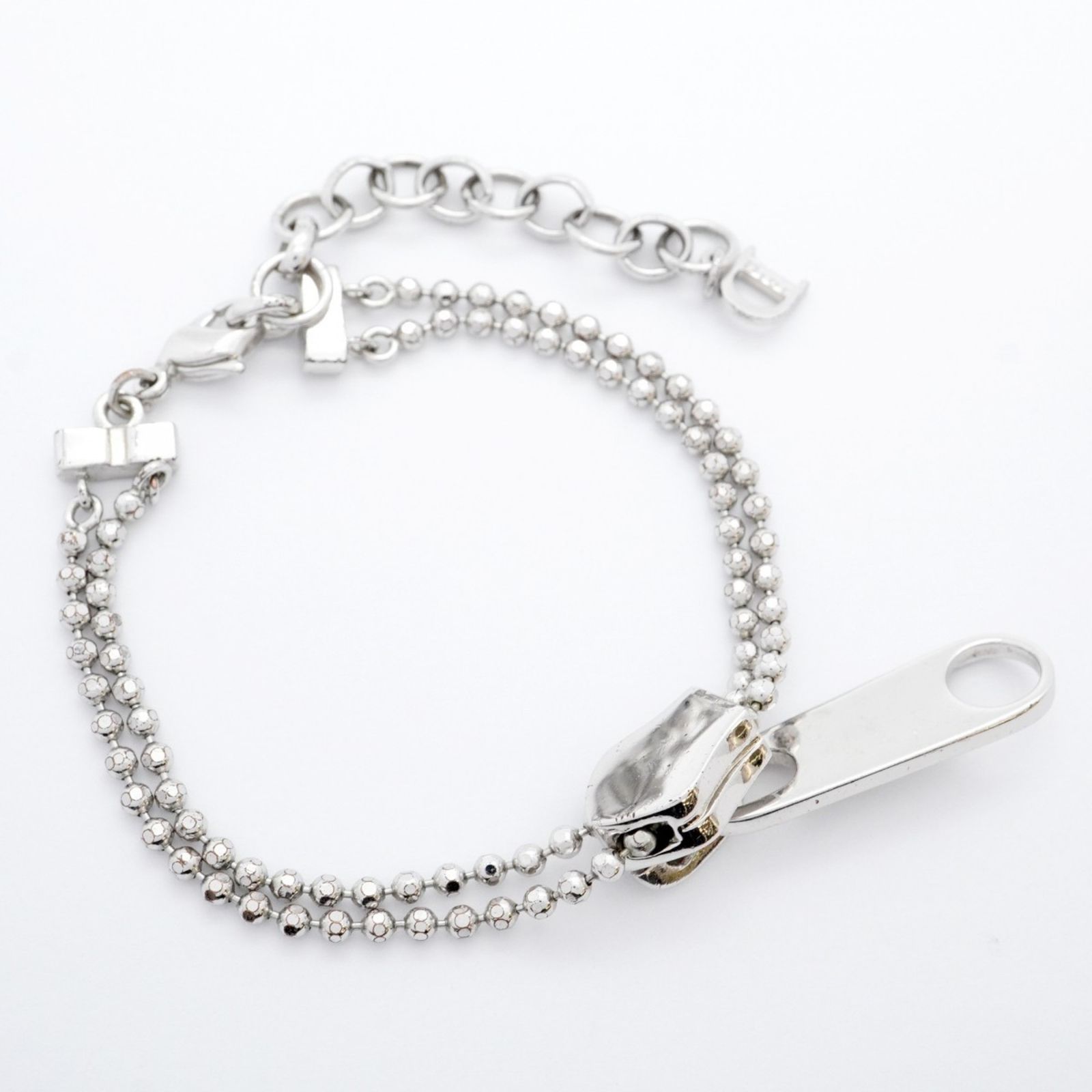 クリスチャン ディオール Christian Dior クリスチャンディオール ブレスレット ディオール モチーフ メタル シルバーレディース