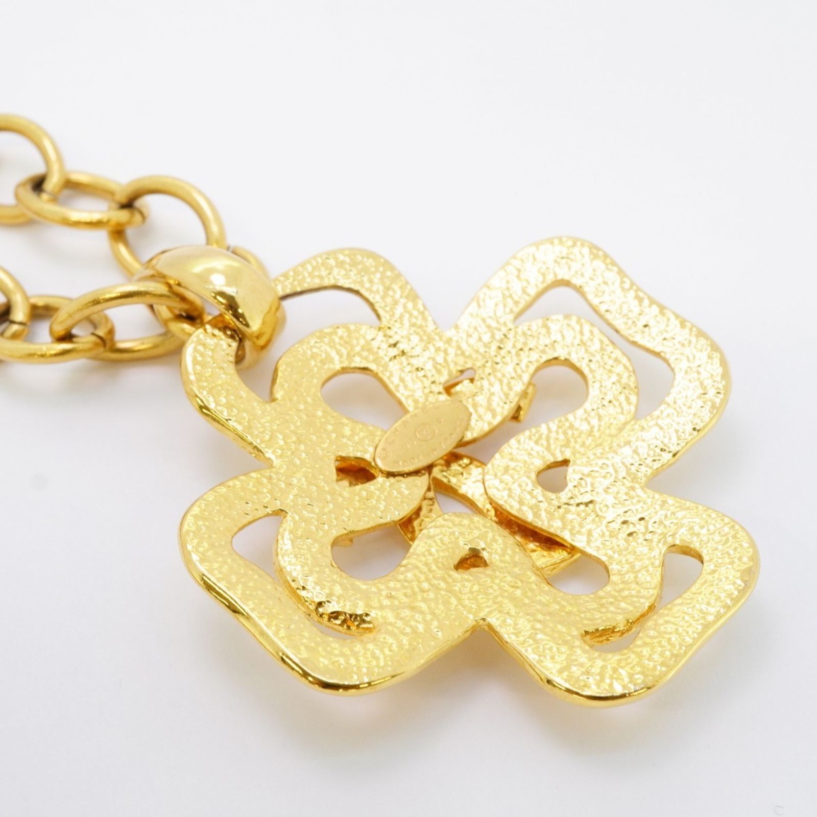 シャネル Chanel シャネル ネックレス ココマーク クロス GPメッキ ゴールドレディース