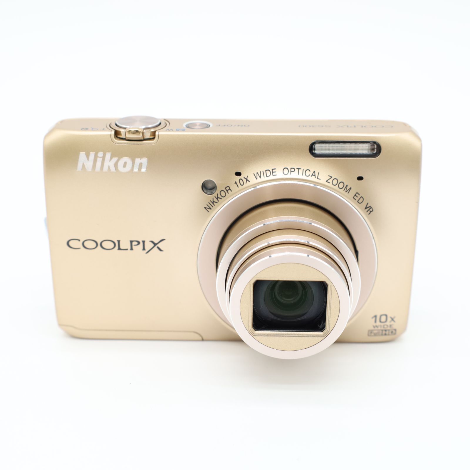 Nikon ニコン COOLPIX S 6300 ゴールド 光学10倍ズーム 高画質コンパクトデジタルカメラ 動作良好