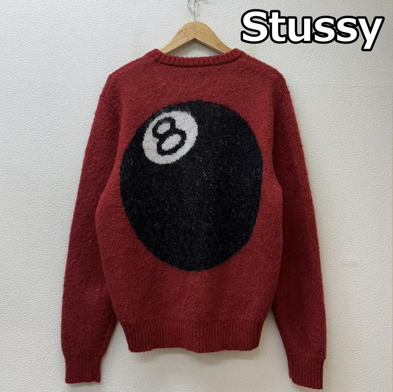 ステューシー 8 BALL HEAVY BRUSHED MOHAIR SWEATER 8ボール バック 