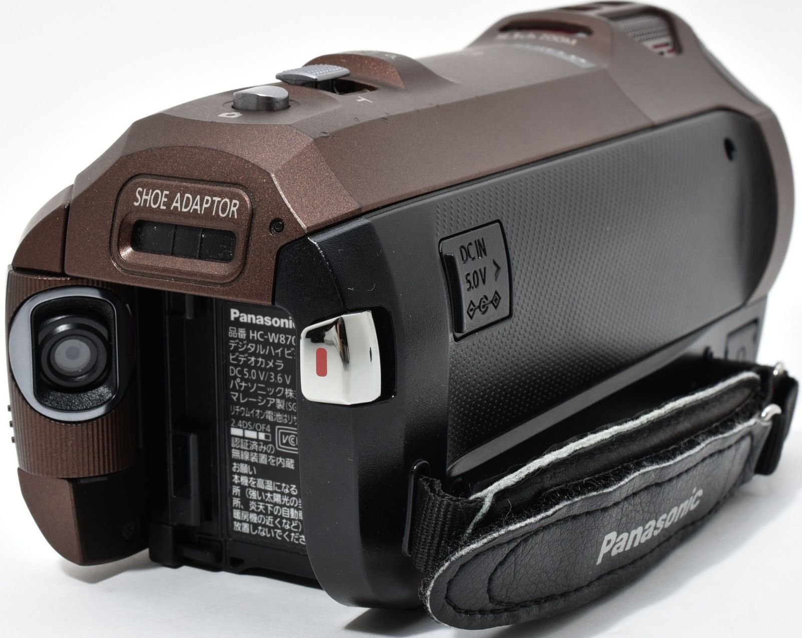  ビデオカメラ パナソニック Panasonic HC W 870 M ブラウン SDカード ＆ レンズフード付き Wi Fi搭載 届いてすぐに使える スマホに送れる 長期保証 ビデオカメラ本体 ビデオカメラ