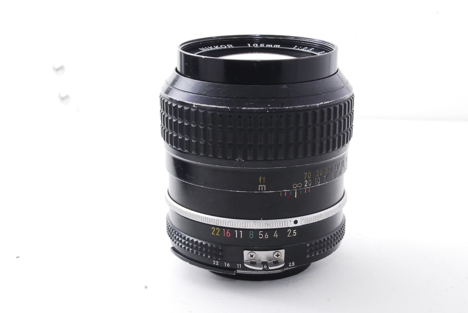 実用品 Nikon ニコン Ai 105 mm F 2 5 前玉クリア ＃20288