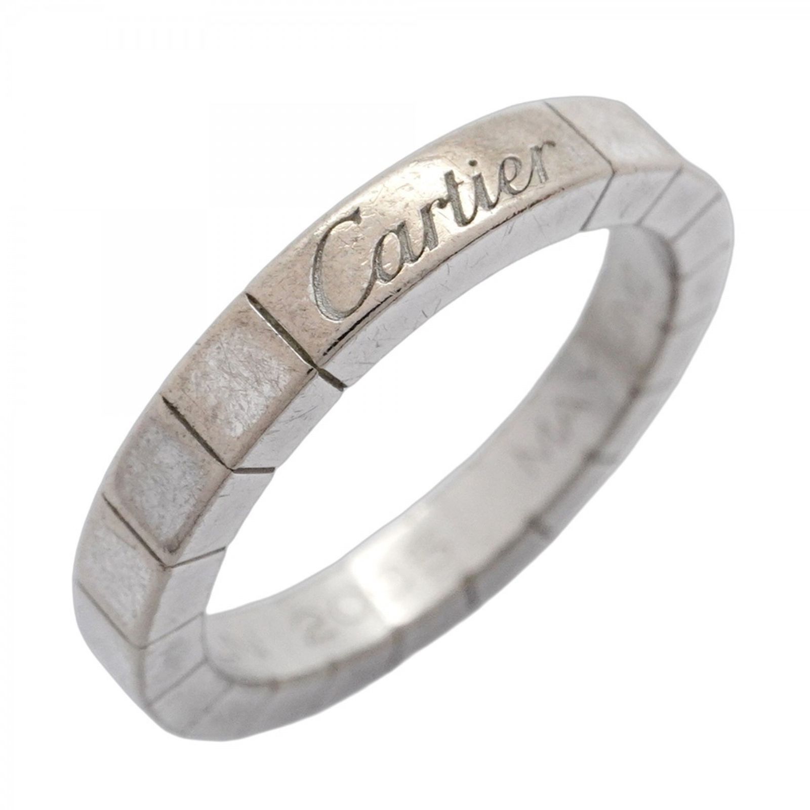 カルティエ Cartier カルティエ リング ラニエール K18WG ホワイトゴールド #51レディース