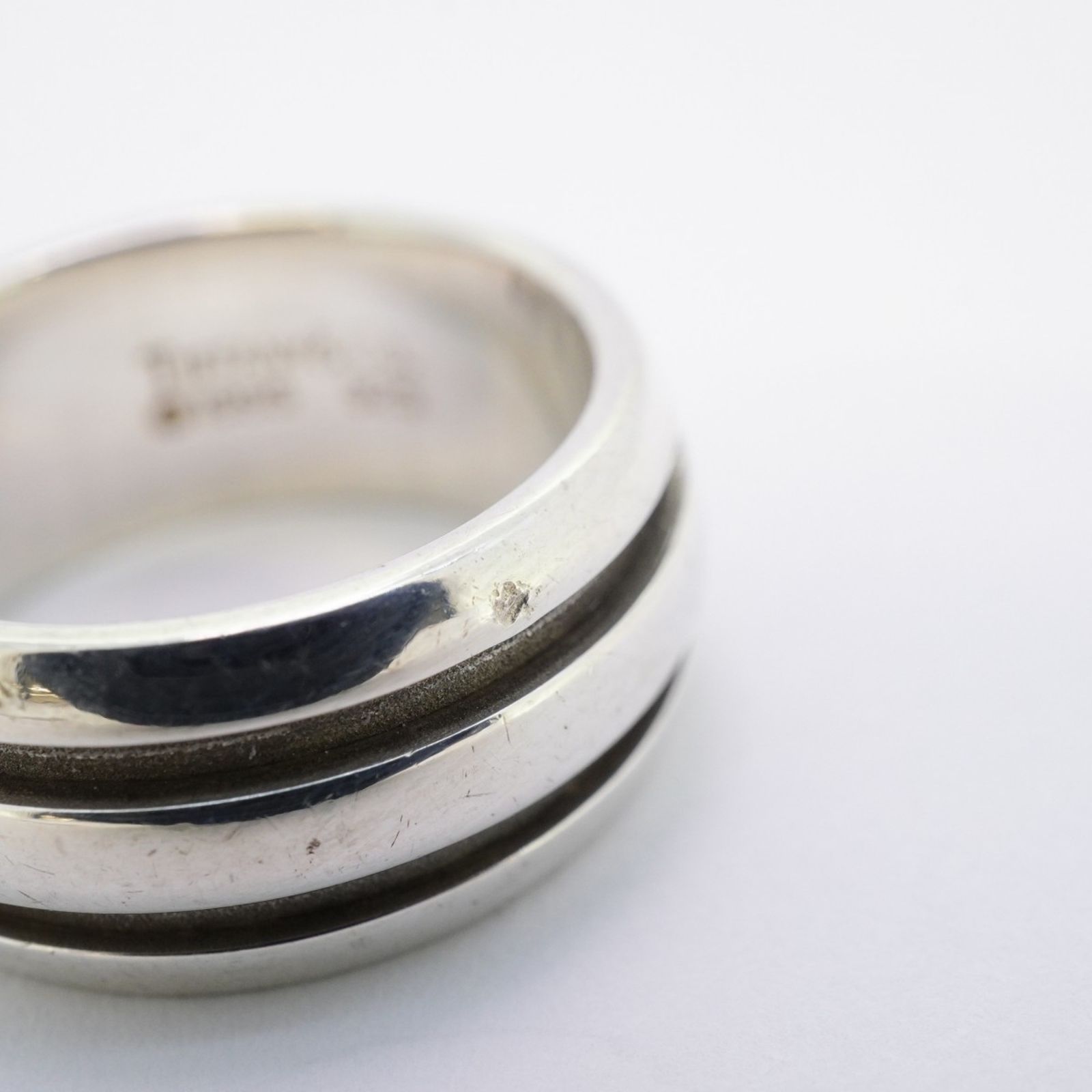 ティファニー グルーブド ライン オーバル シルバー 925 ティファニー(Tiffany) ティファニー リング グルーブド ダブルライン