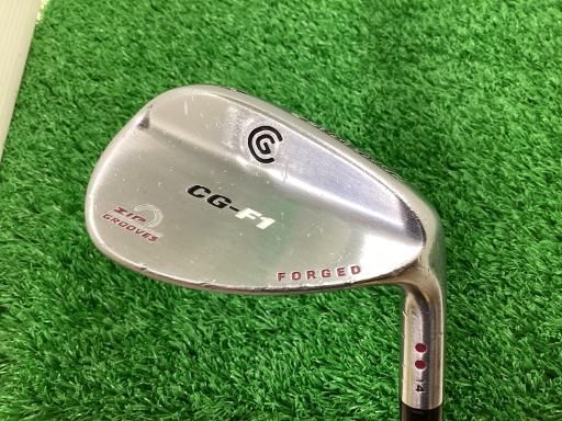 送料無料，人気セール 【中古】 クリーブランド CG-F1 FORGED 56°/14° ウェッジ WG Dynamic Gold (フレックスS) メンズ 男性用 右利き 右用 Cランク ゴルフクラブ ウェッジ