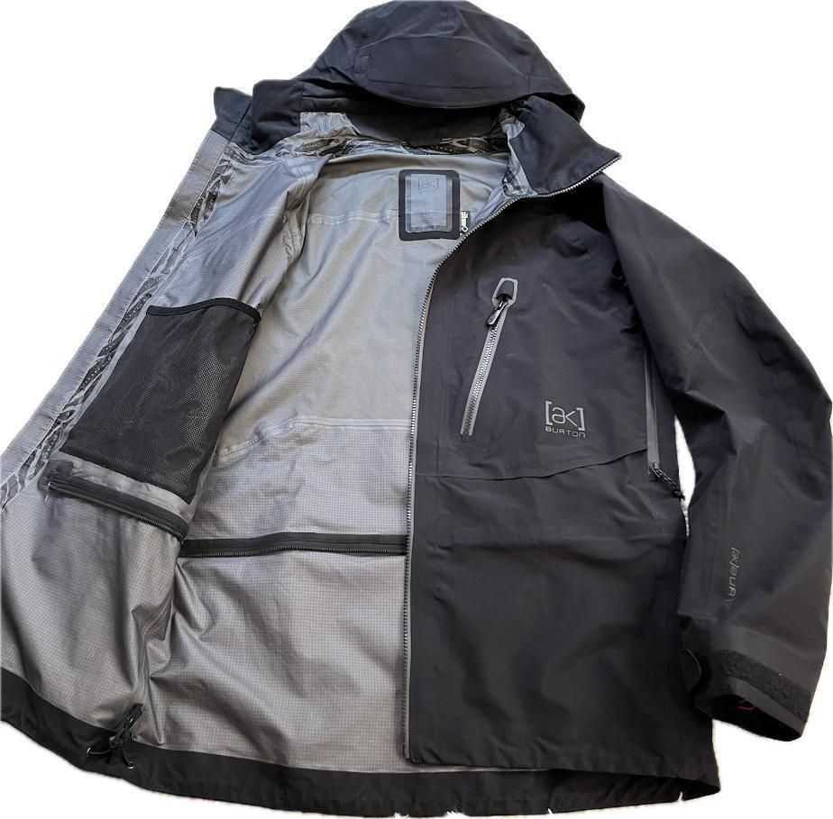 BURTON ak MEN S 3L BIRD JACKET GORE-TEX バートン ak 3L フリーバードジャケット XS ゴアテックス スノボウェア 黒 ブラック