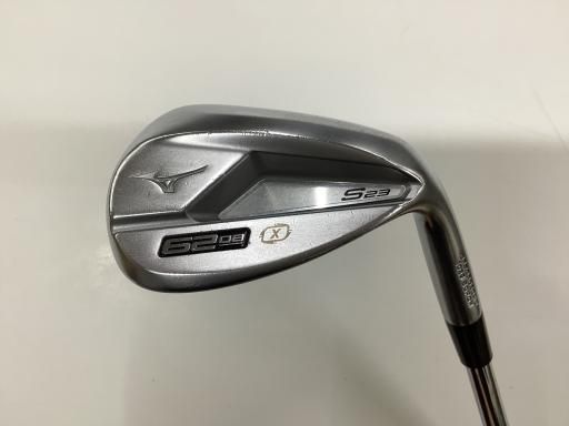 品質保証，得価 【中古】 ミズノ Mizuno S23(ホワイトサテン) 62°/08°X ウェッジ WG 純正特注シャフト (フレックスS) メンズ 男性用 右利き 右用 Cランク ゴルフクラブ ウェッジ