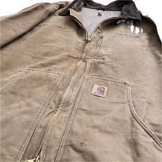 CarHartt カーハート サンドストーン リッジコート ダブルジップ 革タグ ブルゾン ワークジャケット 3XL メンズ 大きいサイズ ベージュ KANDAIZUMI_COM