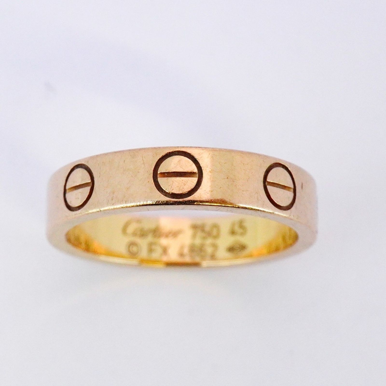 カルティエ Cartier カルティエ リング ミニラブ K18PG ピンクゴールド ＃45レディース