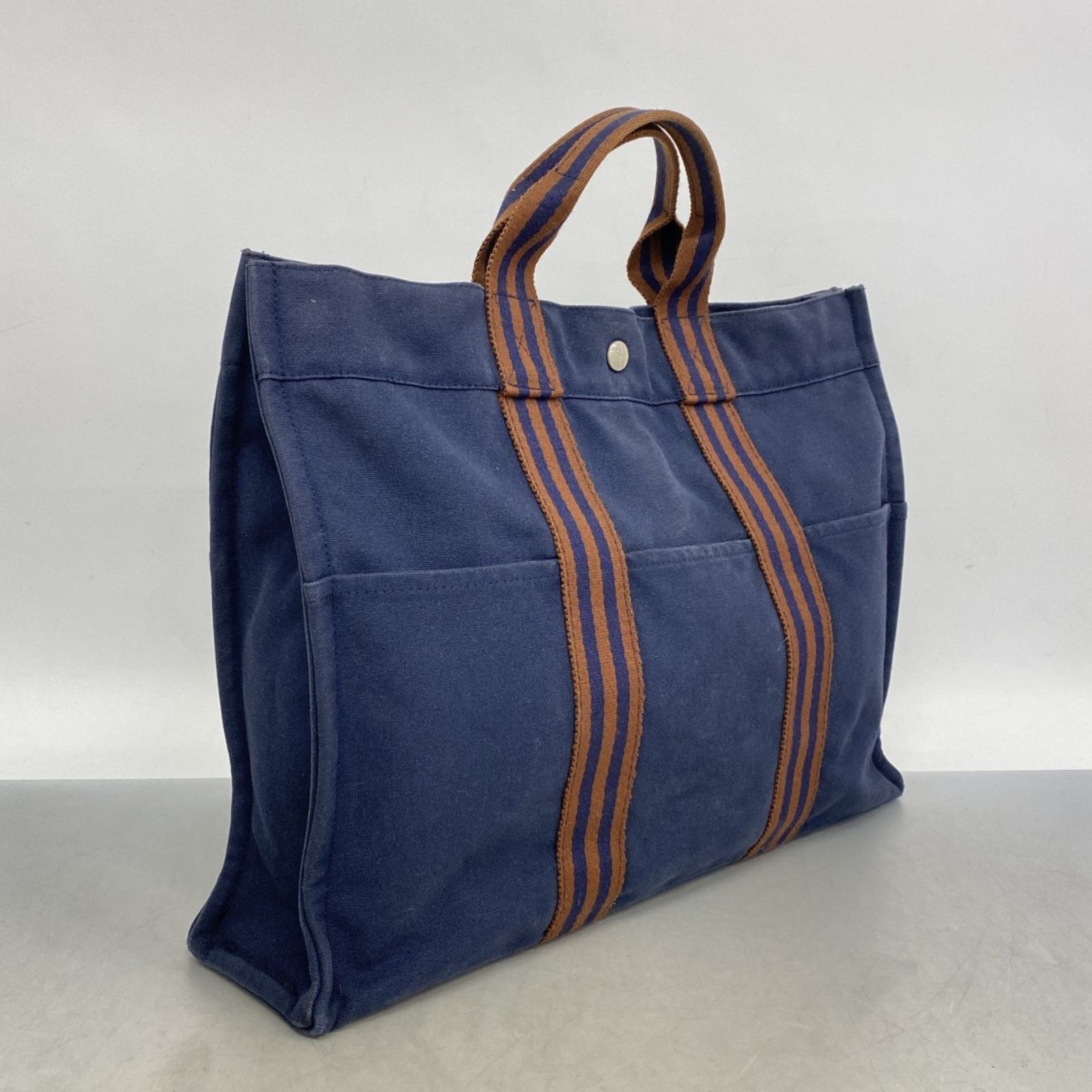 エルメス(Hermes) エルメス トートバッグ フールトゥMM キャンバス 
