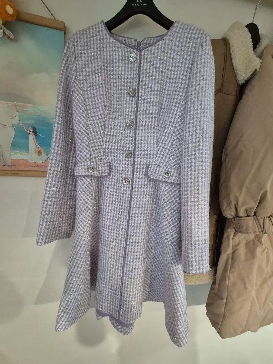 Kenneth lady ツイード コート 55