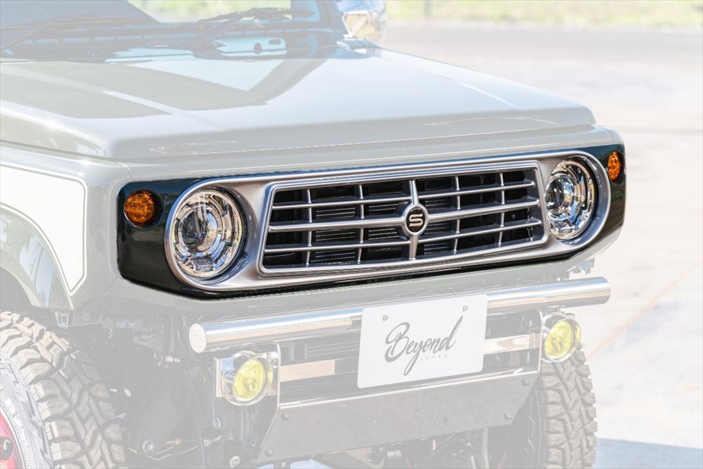 フロントグリル ジムニー JB64 BEYOND サニーフェイスグリル FRP製 未