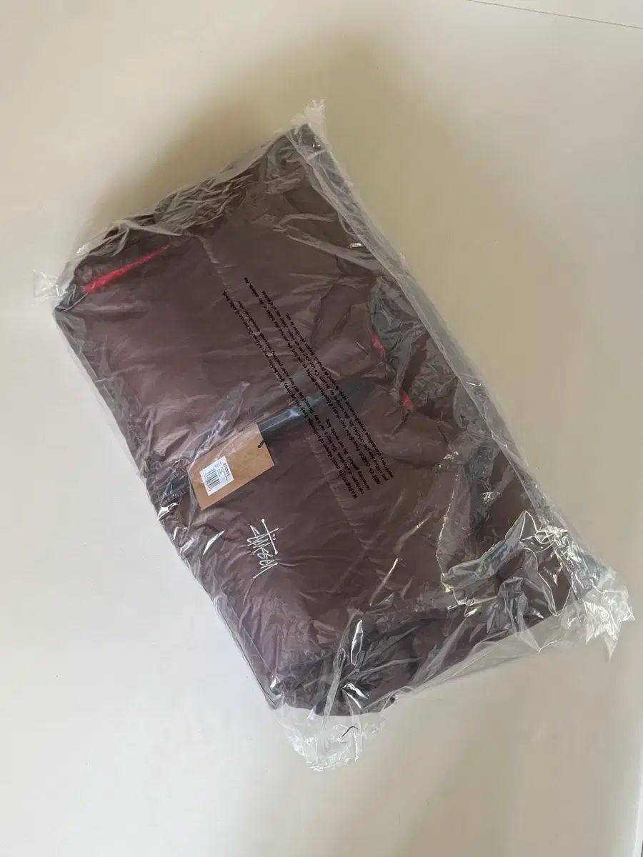 XXL STUSSY マイクロ リップストップ ダウン ベスト_ブラウン WWW_KARIMZIABAT_FR