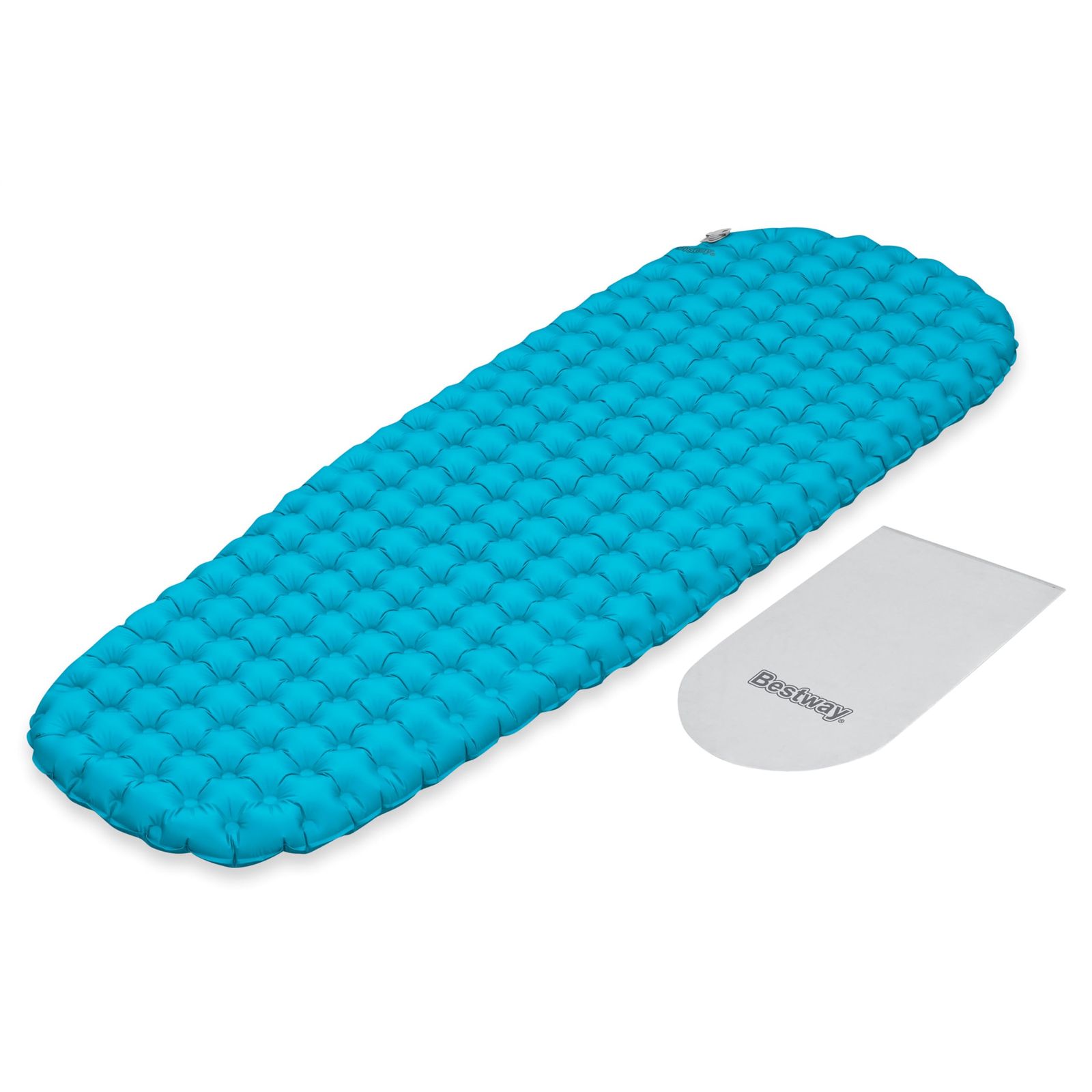Bestway AlpineLite マミー型 エアマット 断熱 R値 7.6 軽量 764グラム キャンプマット ワイドサイズ 1.83 m x 63.5 cm 7.5 69613