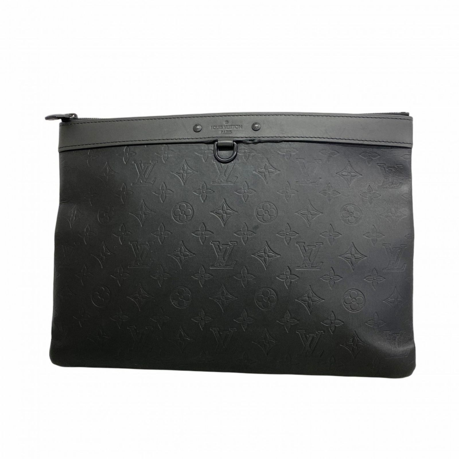 ルイ ヴィトン Louis Vuitton ルイ ヴィトン クラッチバッグ モノグラム シャドウ ポシェットディスカバリー M62903 ブラックメンズ