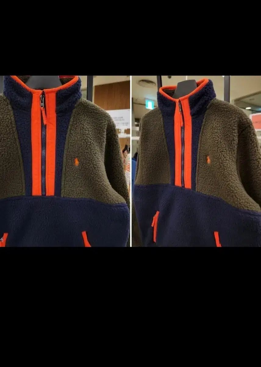 ポロ ボア フリース アノラック xs 成人も IN