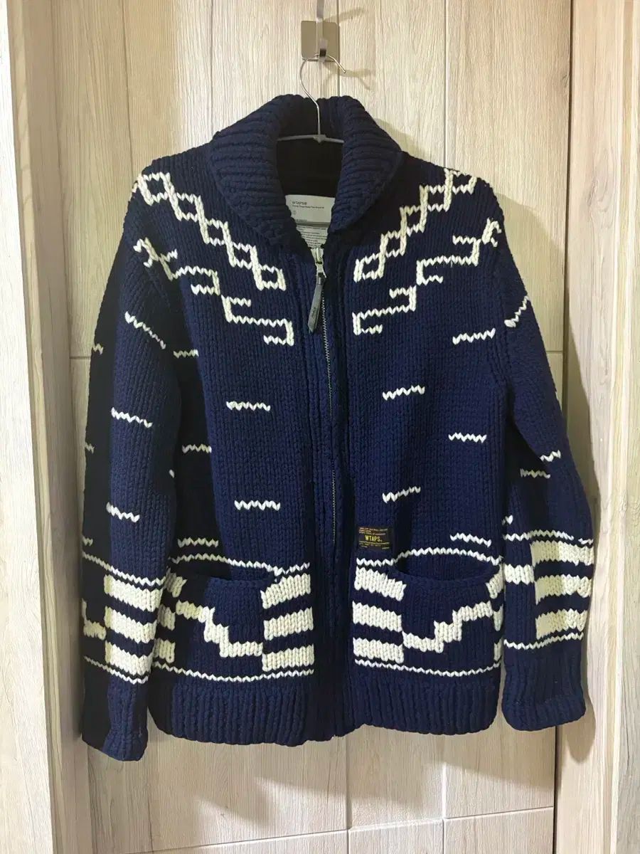 wtaps カウチンセーター ニットジップアップ