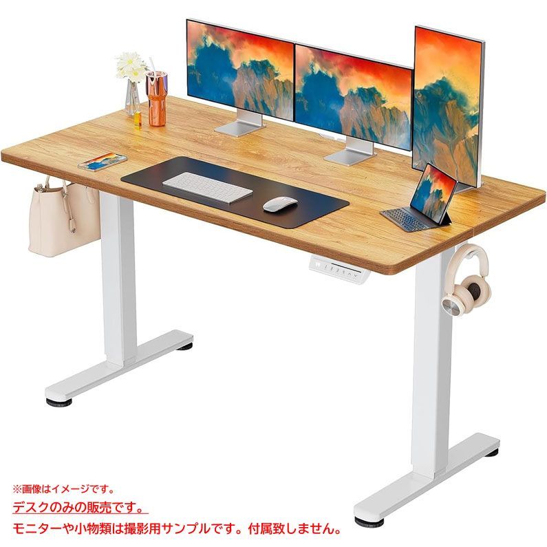 D9309 昇降デスク 電動 オフィスデスク スタンディングデスク ゲーミングデスク フリーデスク 平机 机 作業机 テーブル 高さメモリー機能 耐荷重80kg 家具 ErGear EGESD6LV