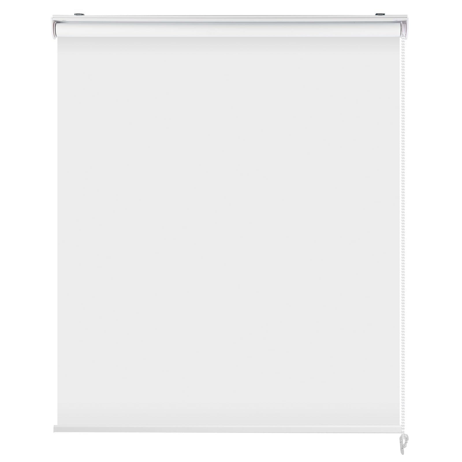 取り付け簡単 リピング キッチン シンプル ロールカーテン UVカット 丈220cm 目隠し 防寒 幅160cm 遮熱 遮光 ホワイト チェーン式 ロールスクリーン