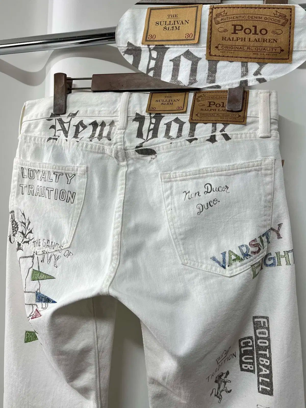  ポロラルフローレン グラフィティ ソルリ 白 デニム パンツ その他 デニム ジーンズ
